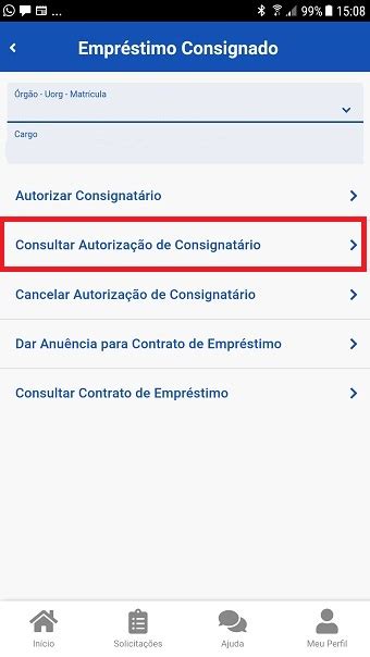 Consultar Autoriza O Gerada Para O Consignat Rio Portal Do Servidor