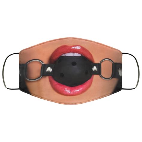 Ball Gag Face Mask Funny Erotic Fetish Ball Gag Washable Reusable