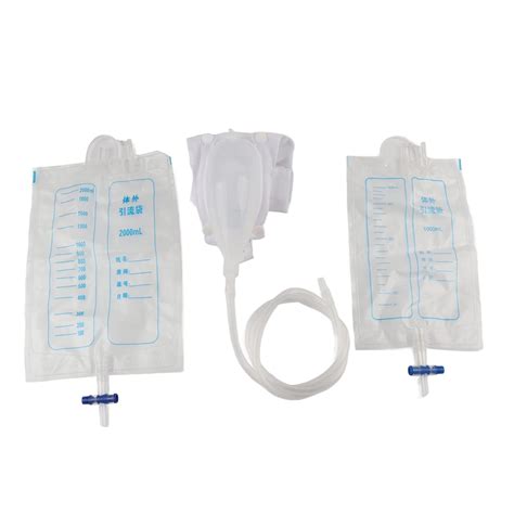 Silicone Urine Collector Urine Bags Women Urine Catheter Bags Men Urine Catheter