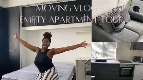 Moving Vlog Empty Ish Apartment Tour Living Alone For The First