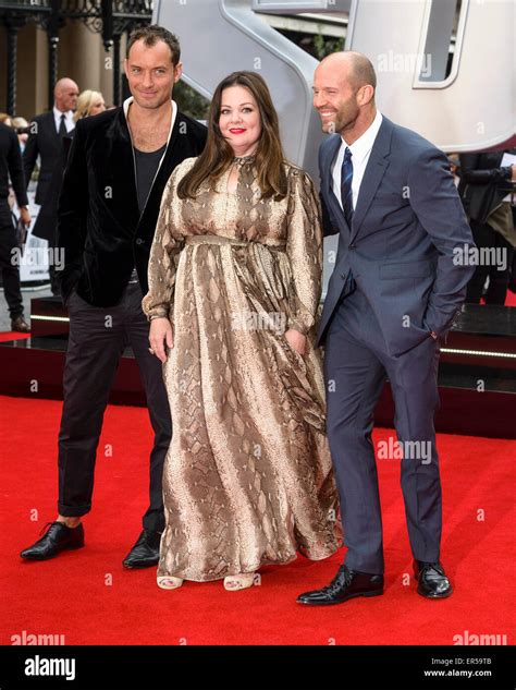 Melissa Mccarthy Jude Law And Jason Statham Attends The European