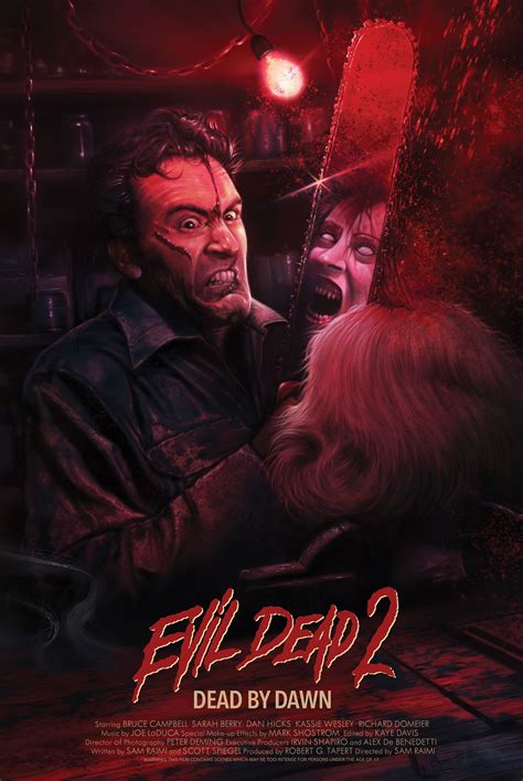 Evil Dead II | Poster By Nickchargeart