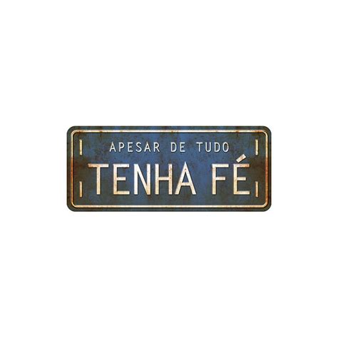 Placa Decorativa Tenha Fé Litoarte Dhpm2 084 No Elo7 Smartshop Brasil B44376