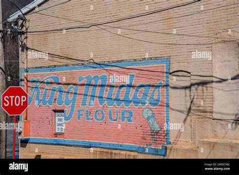 Mural from Yesteryear, Coaldale Pennsylvania USA Stock Photo - Alamy