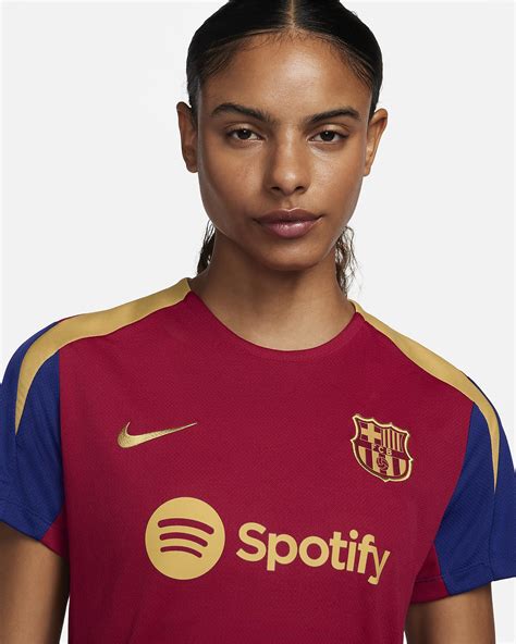 F C Barcelona Strike Women S Nike Dri Fit Football Knit Top Nike Uk