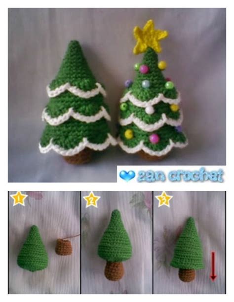 Diy Crocheted Christmas Tree With Free Pattern Christmas Crochet