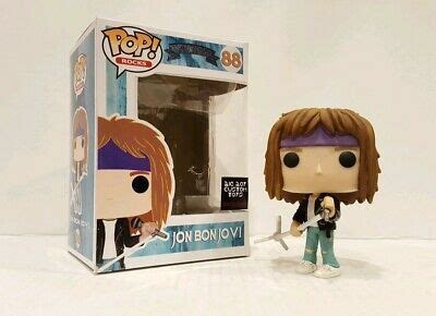 Pop Funko CUSTOM BON JOVI New Jersey Exclusive Collectible Rocks Chase