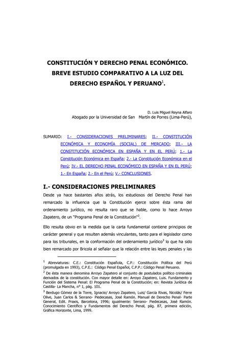 S01 Constitución y derecho penal económico CONSTITUCIN Y DERECHO