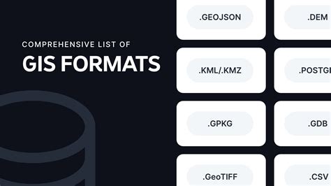 Lidar Data Formats Atlas