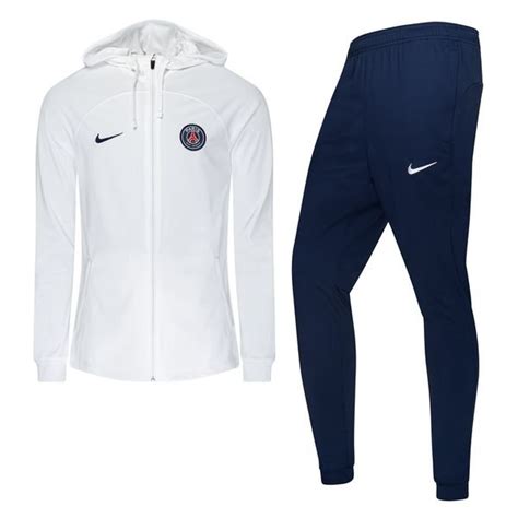 Paris Saint Germain Trainingspak Dri Fit Strike Wit Navy