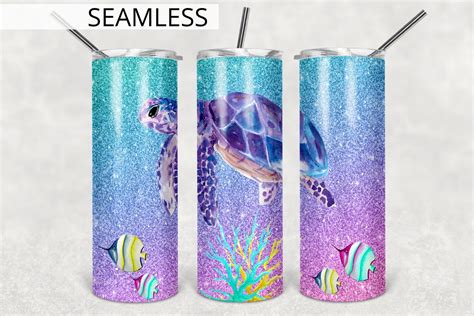 Ocean Tumbler Design Turtle 30oz 20oz Skinny Tumbler By