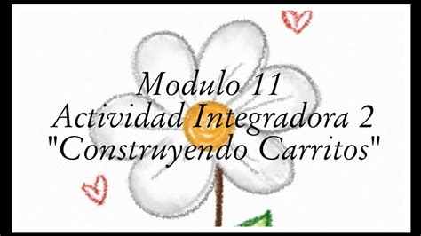 Modulo Ai Construyendo Carritos Youtube