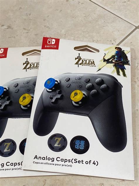 Hori Zelda Theme Analog Caps Video Gaming Gaming Accessories