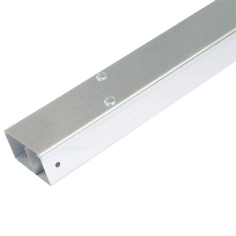 100mm X 50mm Turnbuckle Galvanised Steel Trunking 3m Length 2 Compartment Tamlex