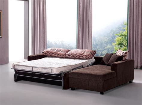 Dark Brown Fabric Modern Sectional Sofa w/Storage Chaise