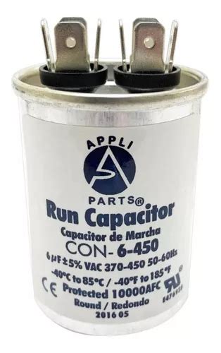 Condensador Capacitor De Marcha Mfd Vac Redondo Mercadolibre