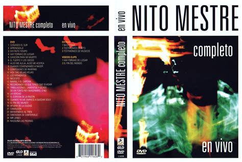 Carátula Caratula de Nito Mestre Completo En Vivo Dvd Portada