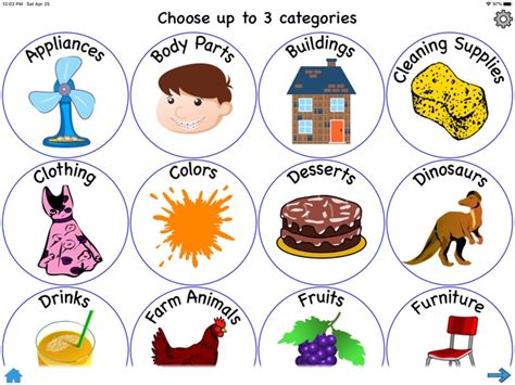 categories  kids