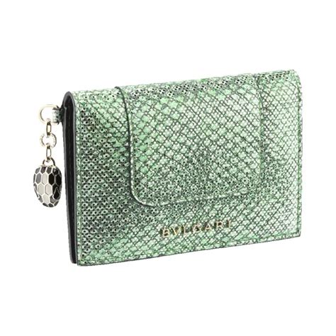 Bvlgari Serpenti Forever Sea Cc Holder Fold