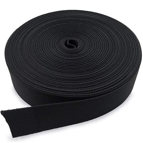 Revew Black Nylon Heavy Webbing Strap Inch Wide Yardshousehold