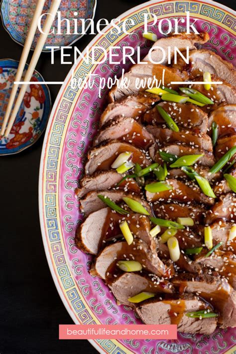 Chinese Pork Tenderloin With Honey Garlic Sauce Beautiful Life And Home