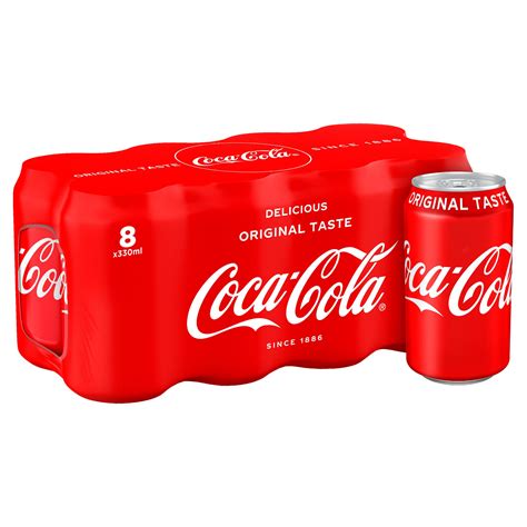 Coca Cola Original Taste 8 X 330ml Multipacks Iceland Foods