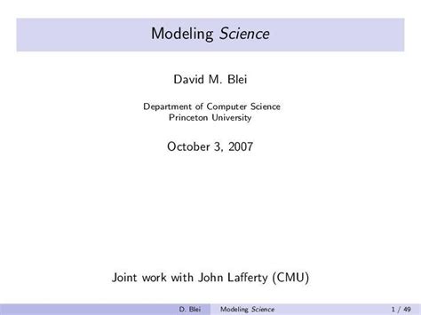 Pdf Modeling Science Helper Ipam Ucla Eduhelper Ipam Ucla Edu