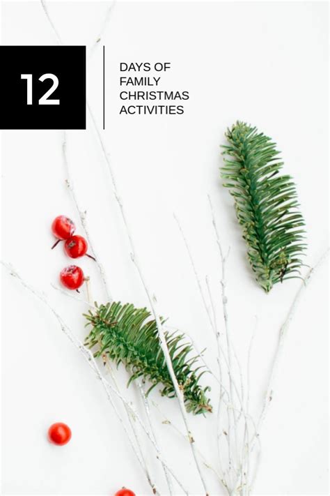 12 Days of Christmas Activities - A Thoughtful Place