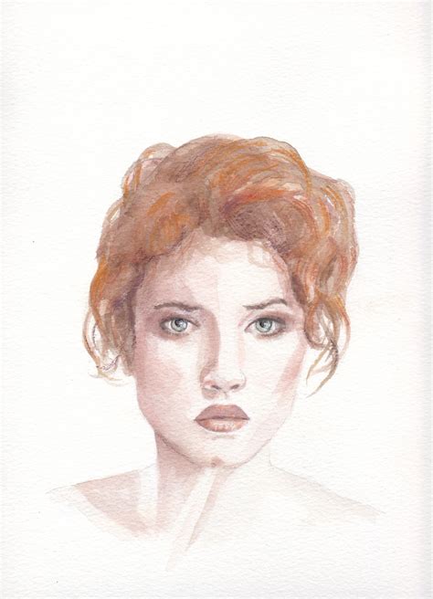 Aquarelle Mes Portraits De Femmes Atelier Portrait Pastel Aquarelle