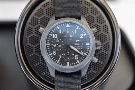 IWC Pilot S Watch Double Chronograph TOP GUN Ceratanium IW371815