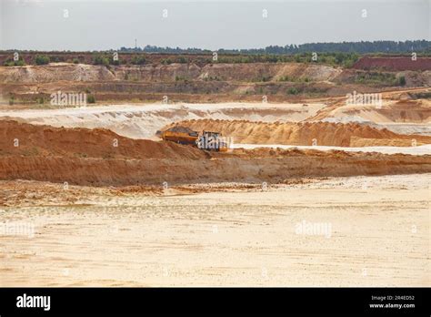 Chulkovo Moscow Province July 20 2021 Quarry Truck Volvo Move