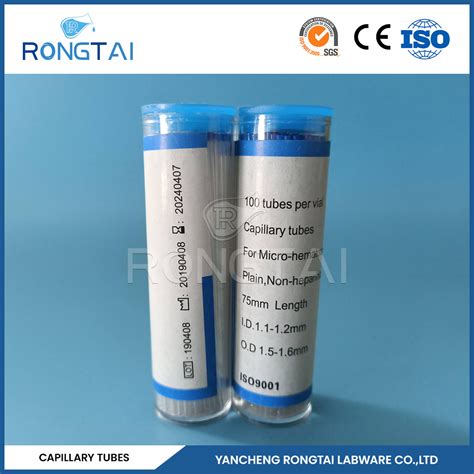 Rongtai Plain Capillary Tube Suppliers Fused Silica Capillary China