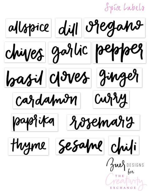 Pantry Labels Font At Leanne Cruz Blog