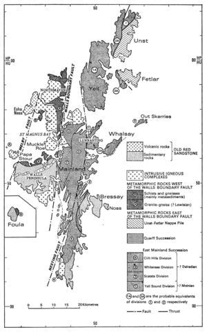 Orkney And Shetland Summary Of Geology MediaWiki