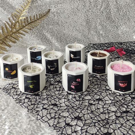 Jual Termurah Scented Candle Premium Lilin Aromaterapi Concrete Pot