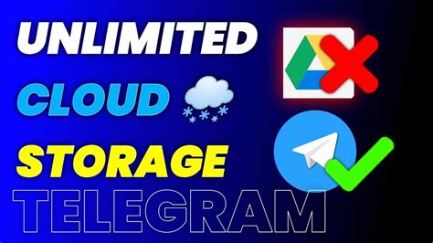 How To Get Unlimited Cloud Storage In Telegram For Free Get Unlimited