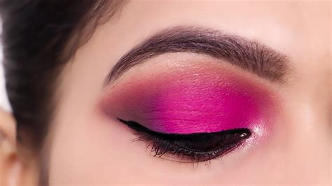 Hot Pink Smokey Eye Tutorial Quick And Easy Pink Smokey Eye Makeup