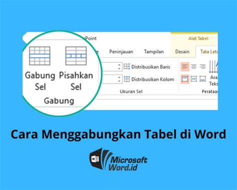 Cara Membuat Tabel Di Word Menambah Tabel Menggabungkan Ko NBKomputer