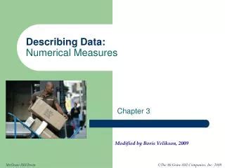 Ppt Chapter Describing Data Using Numerical Measures Powerpoint