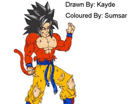 Goku Drawing And Coloured By Sumsar06 On Deviantart