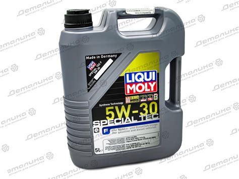 8064 LIQUI MOLY масло моторное Liqui Moly Special Tec F 5W 30 5л 7990