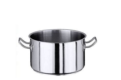 Kochtopf Niedrig 24 Cm Höhe 16 Cm 65 Liter Gastrobedarf