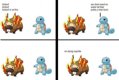 Bidoof! Bidoof! Bidoof is on fire! : r/vintagememes