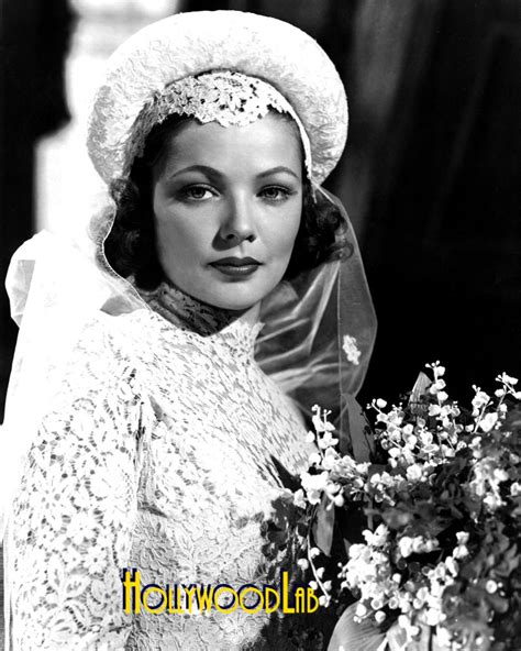 Gene Tierney 8x10 Professional Lab Photo 1946 Razors Edge Bridal