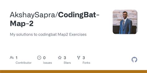 Github Akshaysapracodingbat Map 2 My Solutions To Codingbat Map2