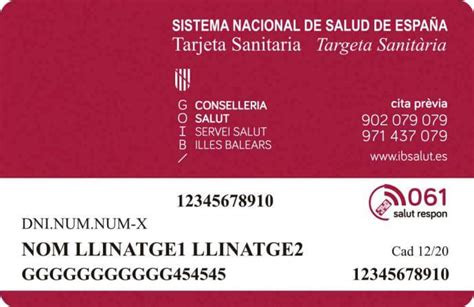 Tarjeta Sanitaria Ib Salut Cita Previa Espa A