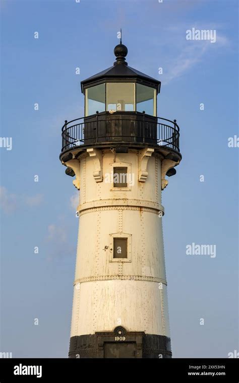 Evening Sun On The Duluth North Shore Lighthouse Duluth Minnesota