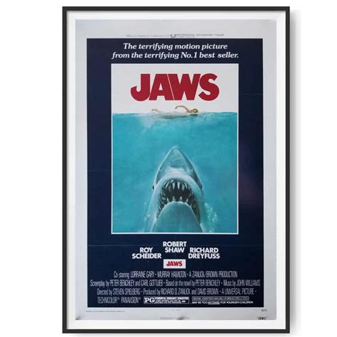 Jaws 1975 Original Us One Sheet Poster Cinema Poster Gallery