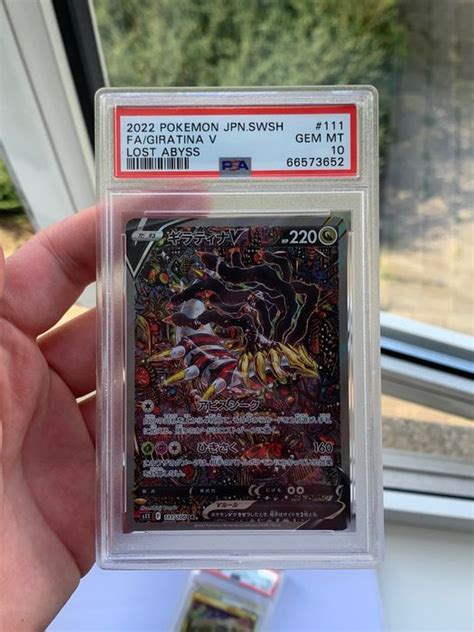 The Pok Mon Company Pok Mon Graded Card Hyper Rare Giratina V