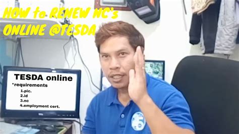 How to renew national certificate online(TESDA) - YouTube